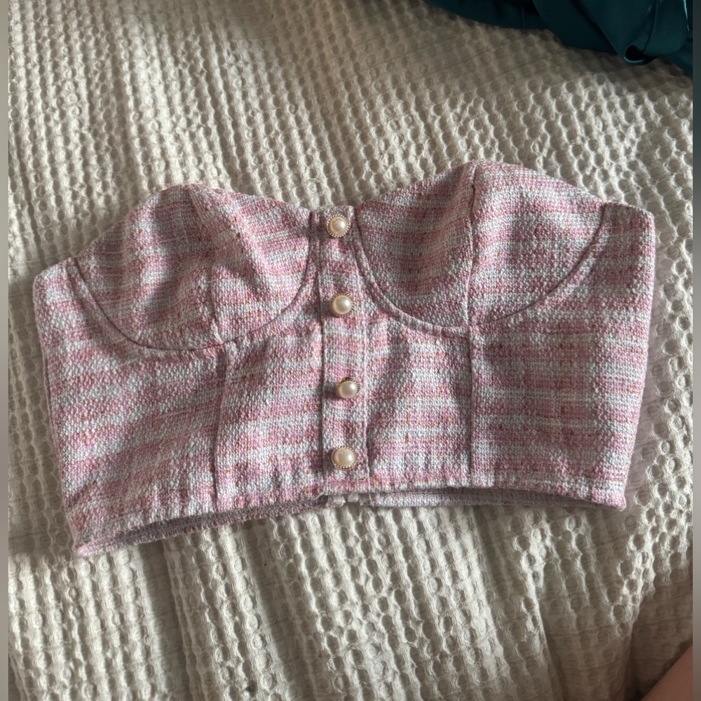 Cider size Small cropped blouse